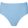 women's dusk blue eyelet high waist bikini bottom - Two Pieces - 1 - thumbnail