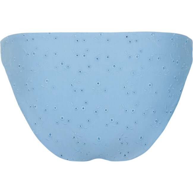 women's dusk blue eyelet low waist bikini bottom - Two Pieces - 5