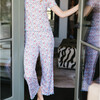 women's mercado bloom short sleeve pima pajamas set - Pajamas - 4