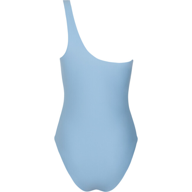 women's dusk blue and cream reversible one shoulder one piece - One Pieces - 6