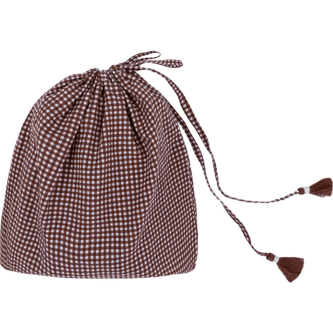 women's cocoa gingham short pareo - Cover-Ups - 6