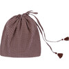 women's cocoa gingham short pareo - Cover-Ups - 6