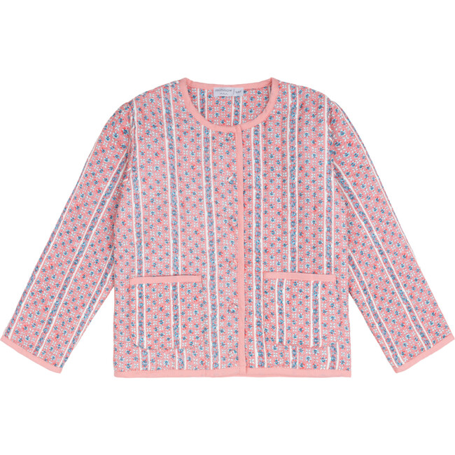 unisex rosa vine quilted jacket