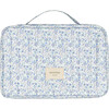 slate floral tri-fold cosmetic case - Makeup Bags - 1 - thumbnail