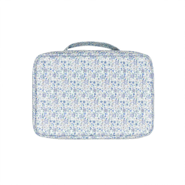slate floral tri-fold cosmetic case - Makeup Bags - 7