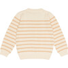 unisex cream and tan stripe knit cardigan - Cardigans - 7