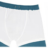 men's teal and dusk blue colorblock boardie - Swim Trunks - 6
