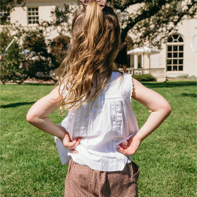 girls white align tank - Tank Tops - 5