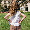 girls white align tank - Tank Tops - 5
