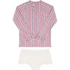 girls rosa vine rashguard set - Two Pieces - 1 - thumbnail