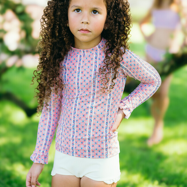 girls rosa vine rashguard set - Two Pieces - 2