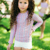 girls rosa vine rashguard set - Two Pieces - 2