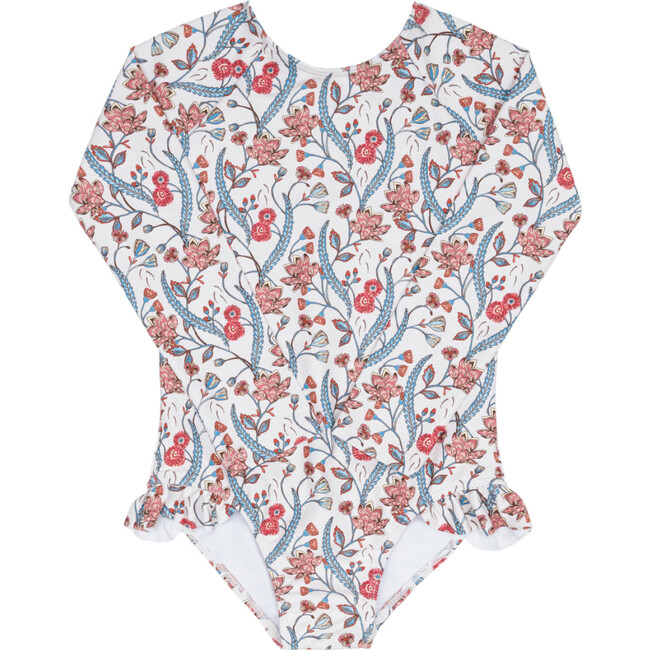 girls mercado bloom rashguard one piece
