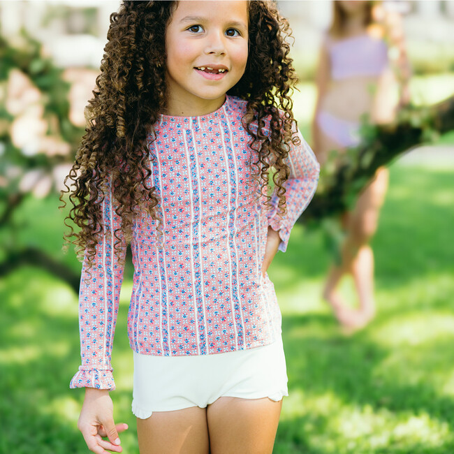 girls rosa vine rashguard set - Two Pieces - 7