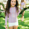 girls rosa vine rashguard set - Two Pieces - 7