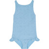 girls dusk blue eyelet ballerina one piece - One Pieces - 1 - thumbnail