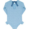 girls dusk blue eyelet rashguard one piece - One Pieces - 5