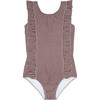 girls cocoa gingham ruffle one piece - One Pieces - 1 - thumbnail