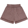 girls cocoa gingham ruffle shorts - Shorts - 1 - thumbnail