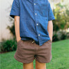 boys cocoa gingham ultra-soft twill shorts - Shorts - 2
