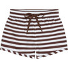 boys cocoa stripe boardie - Swim Trunks - 1 - thumbnail
