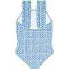 girls azul tile ruffle strap one piece - One Pieces - 6
