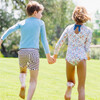 boys cocoa stripe boardie - Swim Trunks - 2