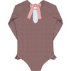 girls cocoa gingham rashguard one piece - One Pieces - 6