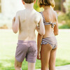 boys cocoa gingham boardie - Swim Trunks - 2