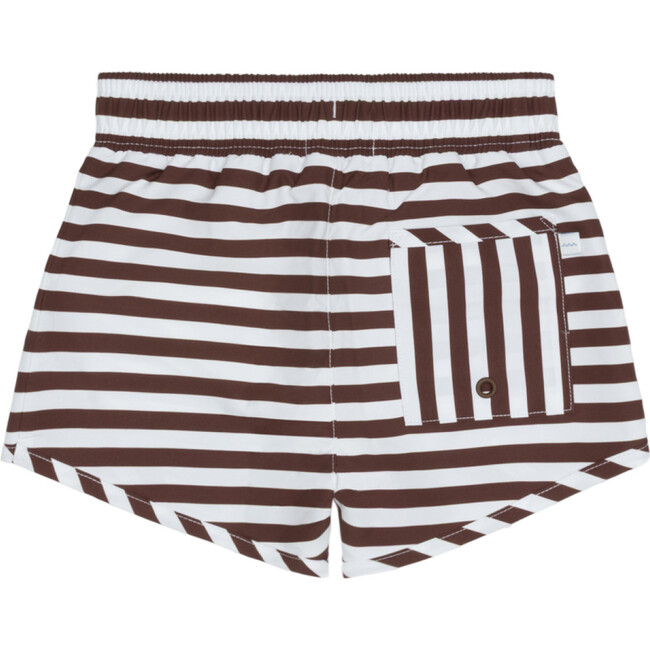 boys cocoa stripe boardie - Swim Trunks - 5
