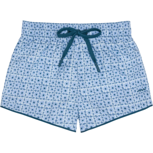 boys azul tile boardie