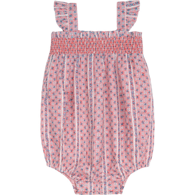 baby girls rosa vine smocked bubble romper