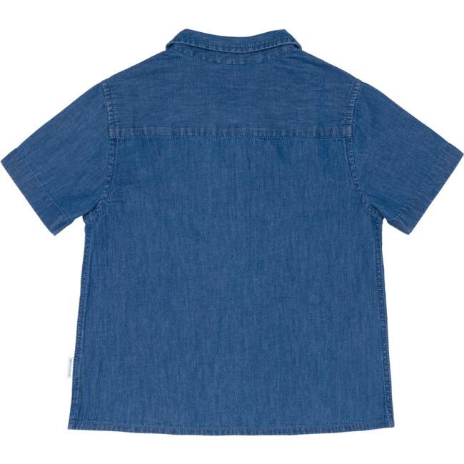 boys chambray short sleeve button down shirt - Button Downs - 7
