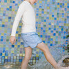 boys azul tile boardie - Swim Trunks - 2