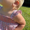 baby girls rosa vine smocked bubble romper - Rompers - 3
