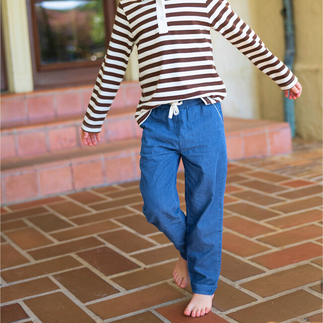 boys chambray pant - Pants - 4