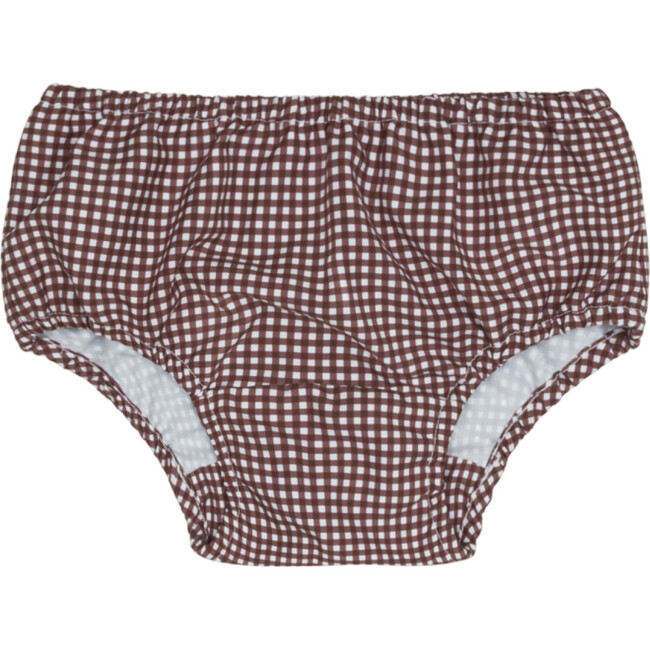baby cocoa gingham diaper cover