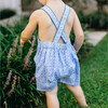 baby azul tile short overall - Overalls - 3