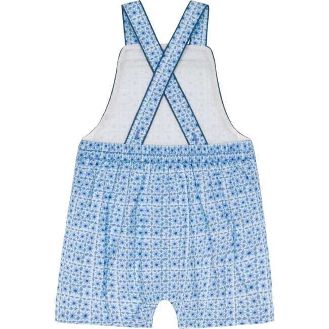 baby azul tile short overall - Overalls - 4