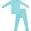 Toddler/Kids Bamboo Pajamas , Sea Green - Pajamas - 1 - thumbnail