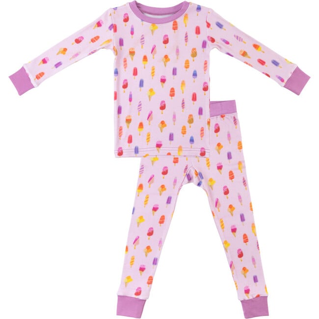 Toddler/Kids Bamboo Pajamas , Pink Popsicle