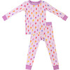 Toddler/Kids Bamboo Pajamas , Pink Popsicle - Pajamas - 1 - thumbnail