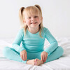 Toddler/Kids Bamboo Pajamas , Sea Green - Pajamas - 2