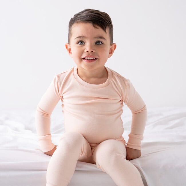 Toddler/Kids Bamboo Pajamas , Peach