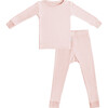 Toddler/Kids Bamboo Pajamas , Seashell Pink - Pajamas - 1 - thumbnail