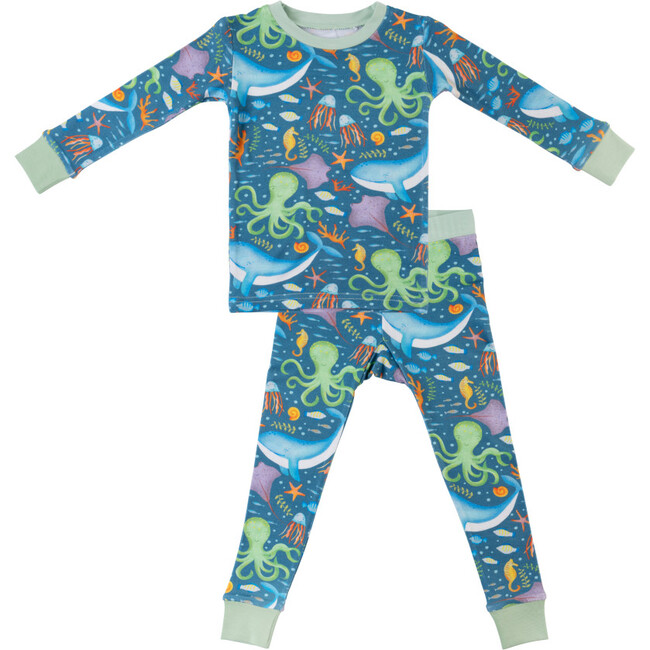 Toddler/Kids Bamboo Pajamas , Deep Sea - Pajamas - 1