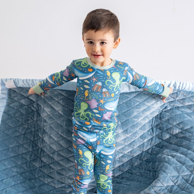 Toddler/Kids Bamboo Pajamas , Deep Sea - Pajamas - 2