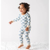 Toddler/Kids Bamboo Pajamas , Blueberry Checkerboard - Pajamas - 2 - thumbnail