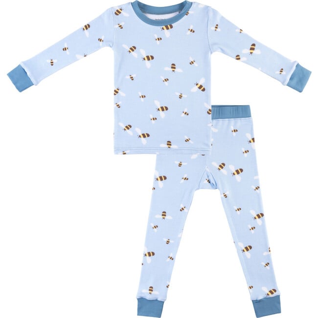 Toddler/Kids Bamboo Pajamas , Blue Bees