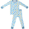 Toddler/Kids Bamboo Pajamas , Blue Popsicle - Pajamas - 1 - thumbnail
